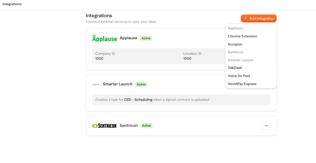 Integrations and API in Solea