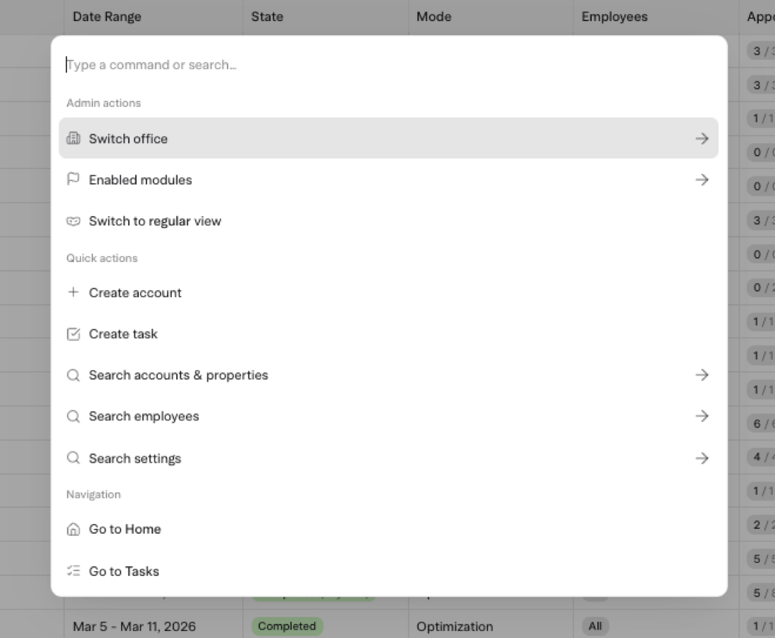 Multi-Location Management in Solea