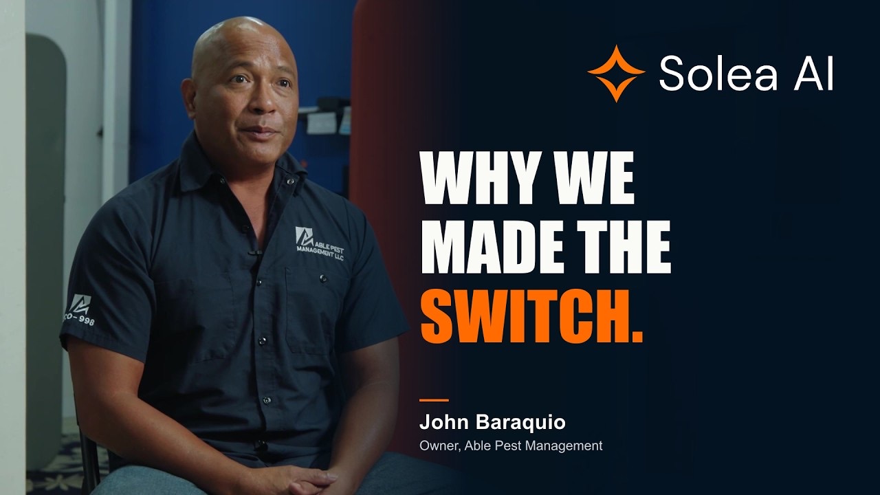 John Baraquio, Owner of Able Pest Management — “Why we made the switch.”