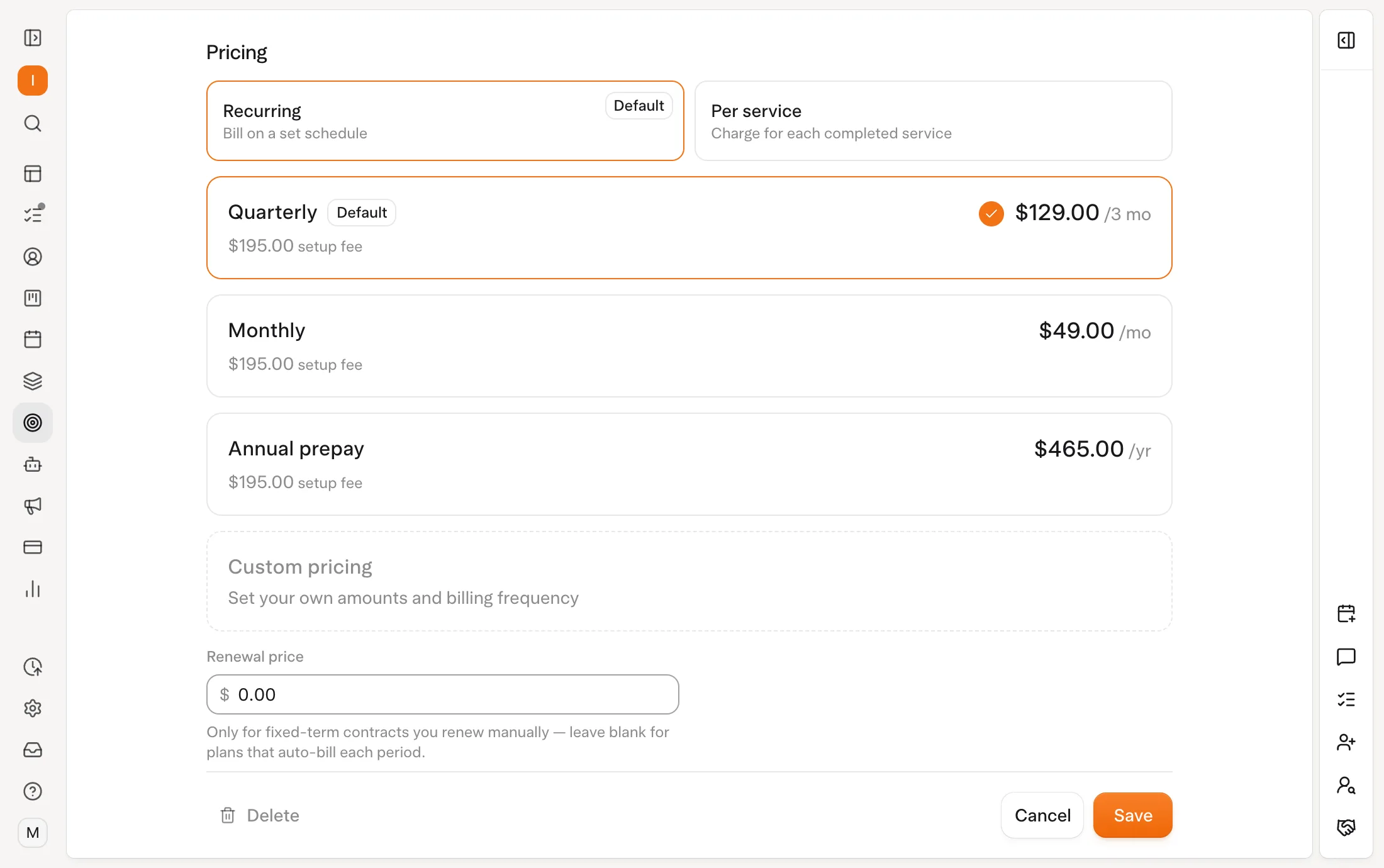 Solea app: Estimates & invoices (demo data)